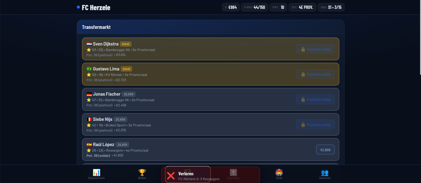 Screenshot 7 for Idle Football Manager BE