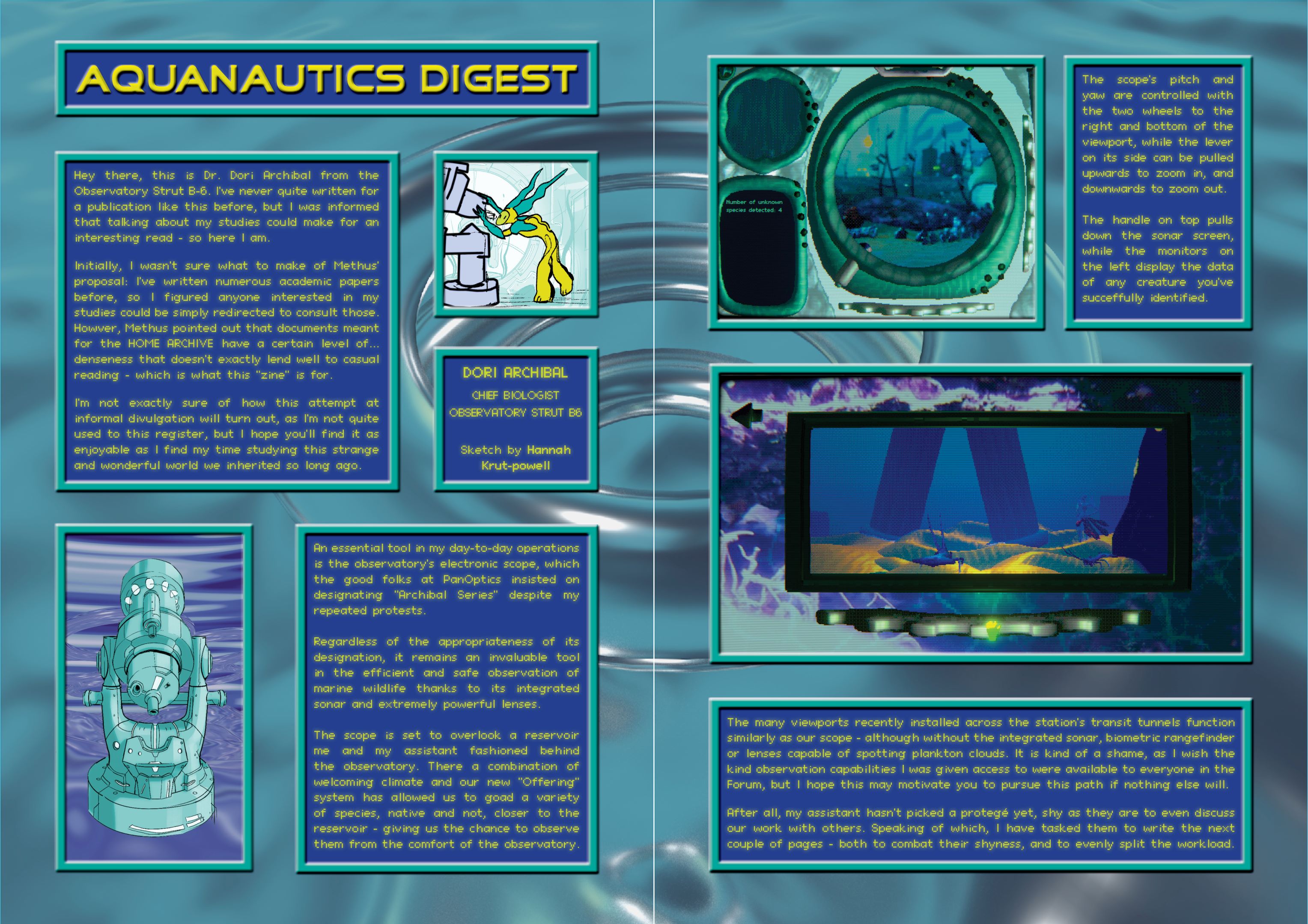 Screenshot 2 for ALLSEA: A Panthalassa Zinelet