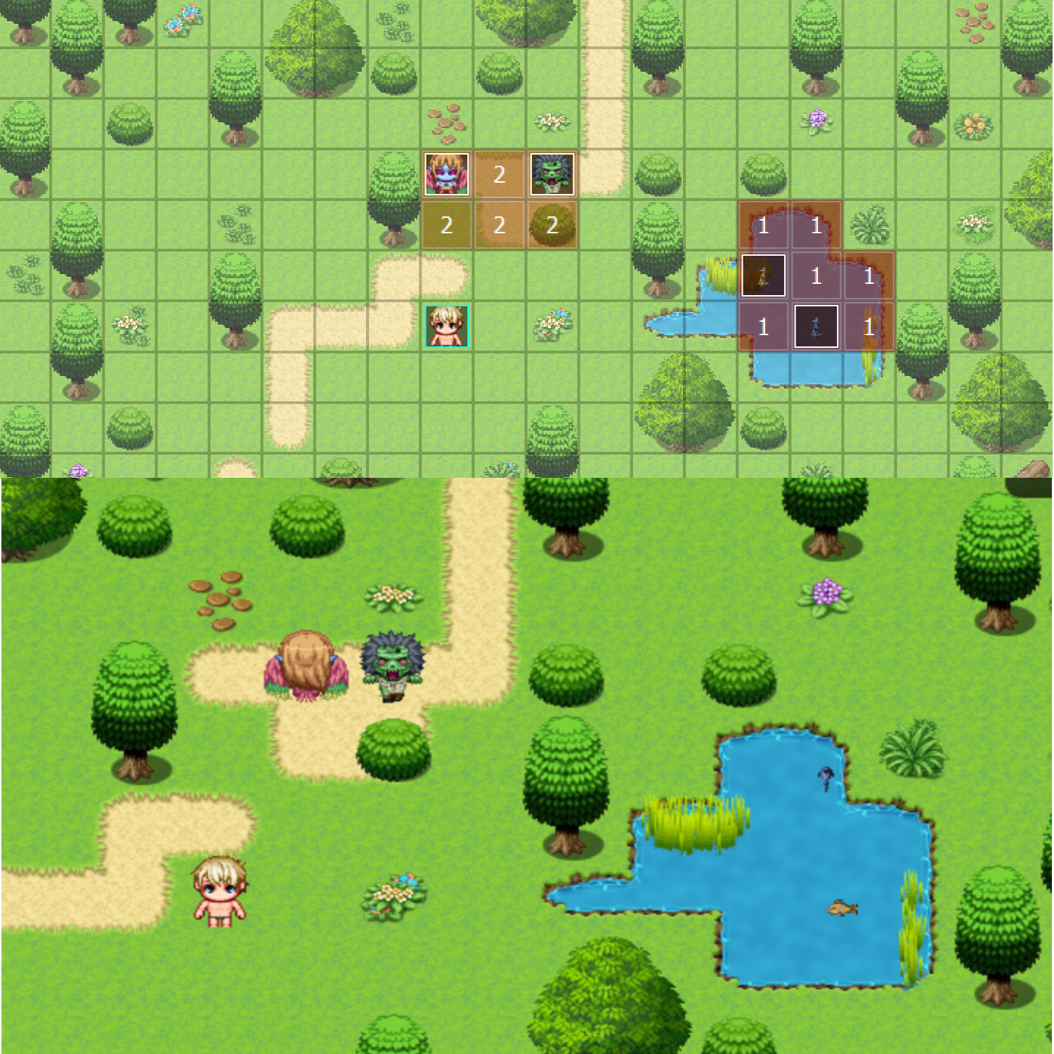 RPG Maker MZ Plugin - Region-Based Event Movement Restriction by CFpandaRPG