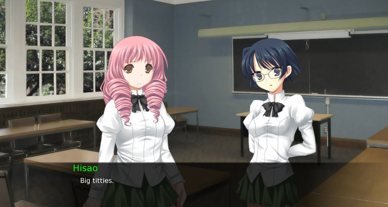 Screenshot 3 for Steamed Hams but is Katawa Shoujo