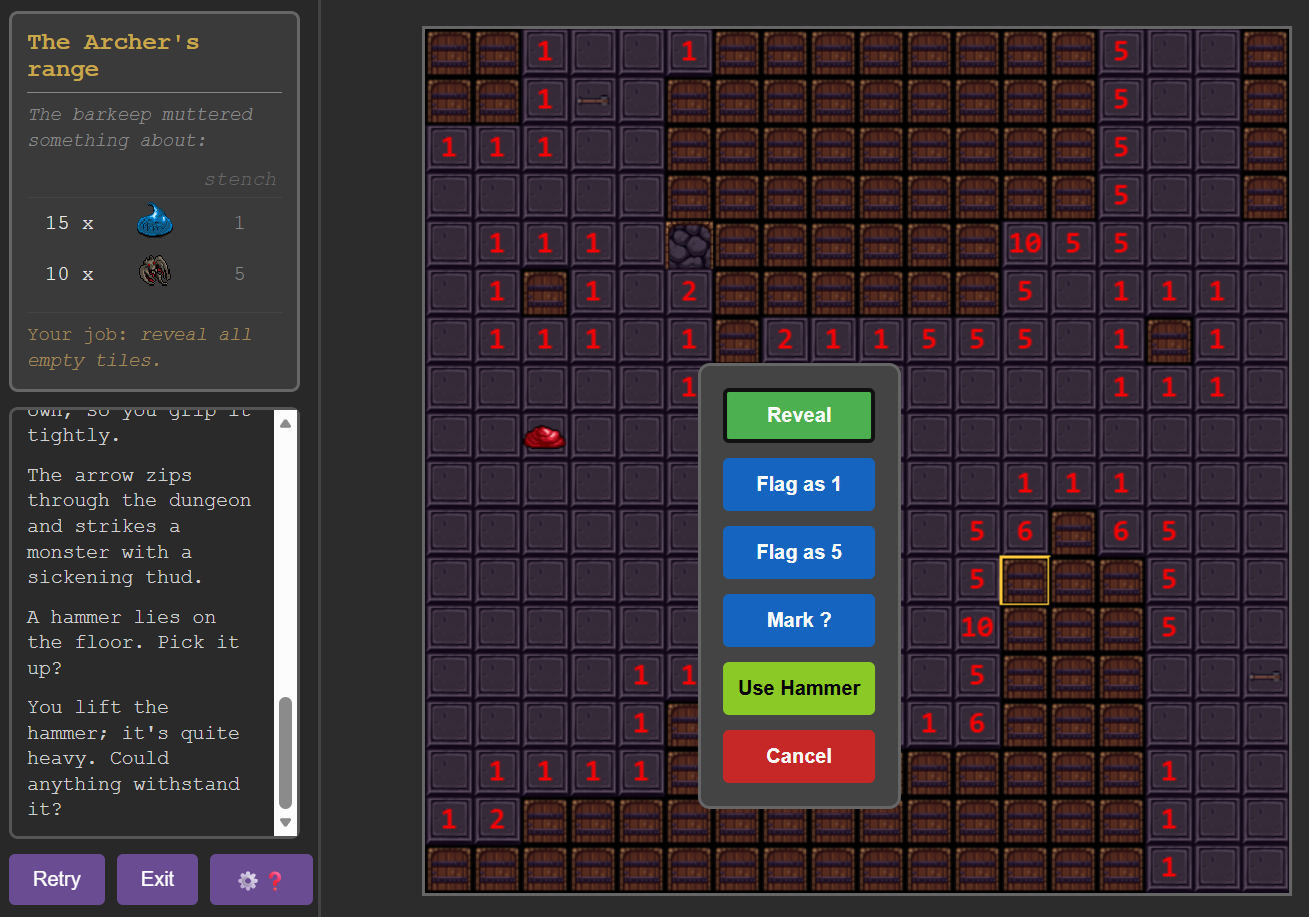 Screenshot 3 for Beast Sweeper - Fantasy Minesweeper