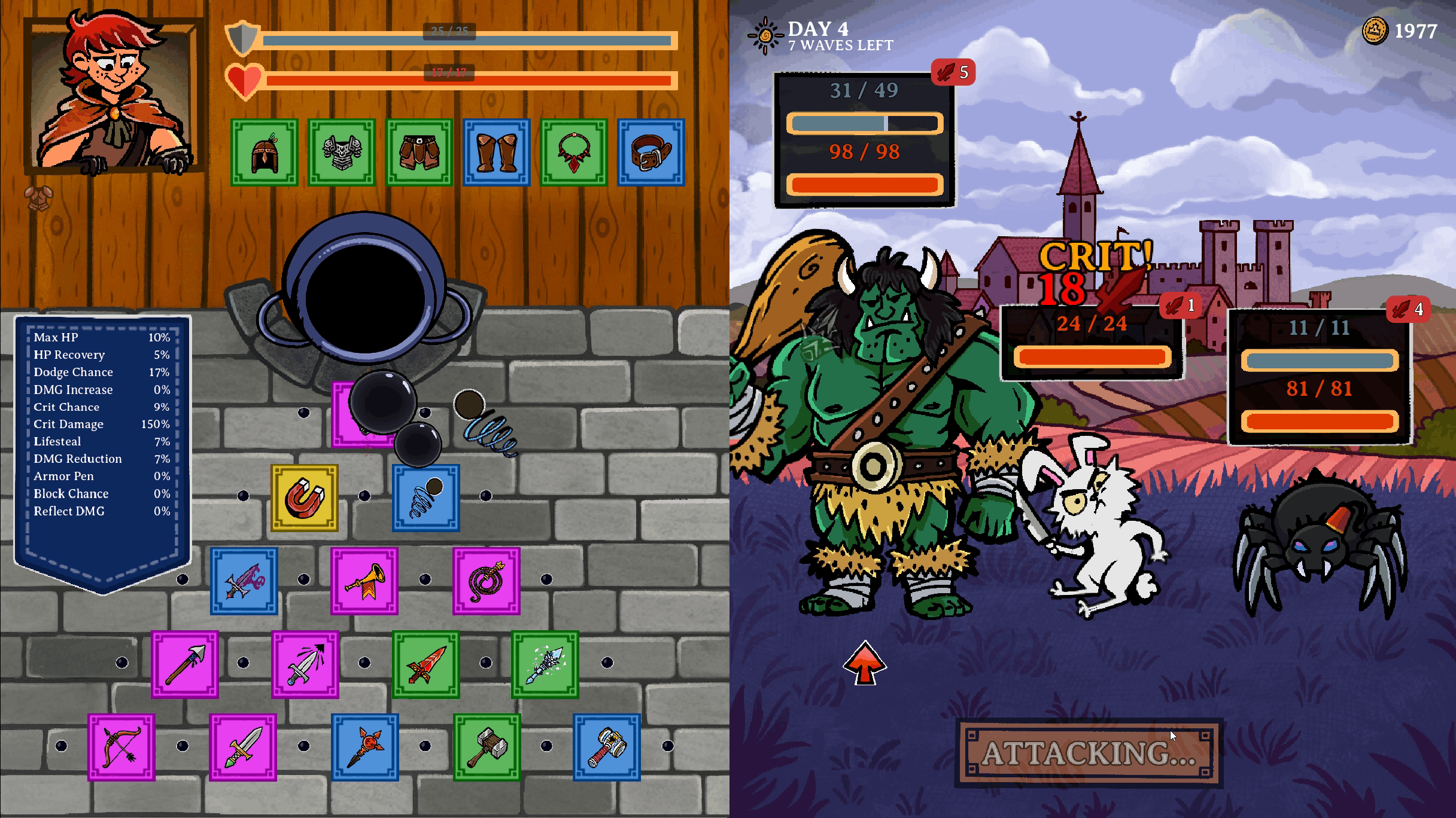 Screenshot 2 for Pinly - A Plinko Roguelike - Demo