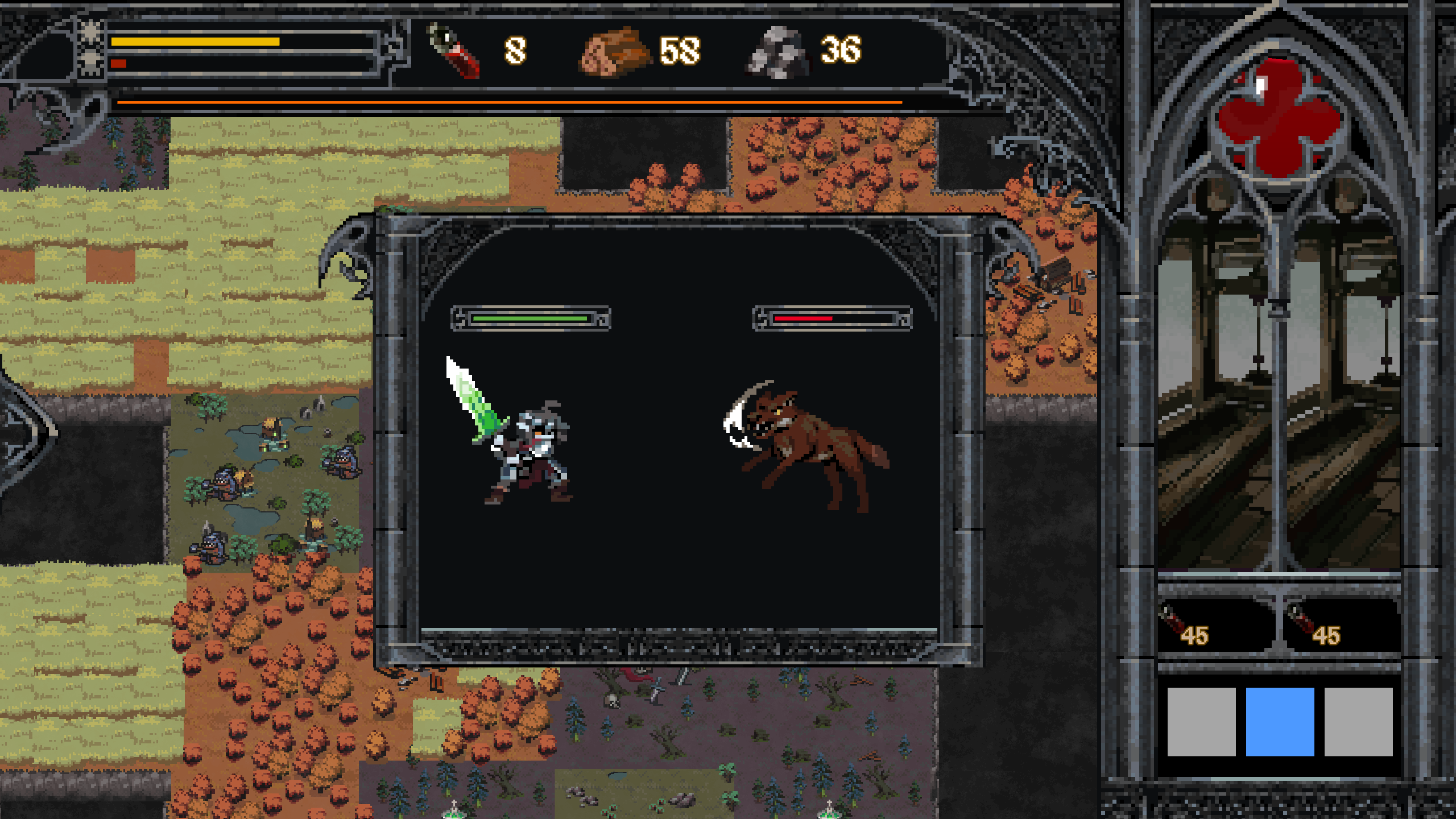 Screenshot 4 for Bloodbane: The Crimson Nocturne [Post-Ludum ver.]