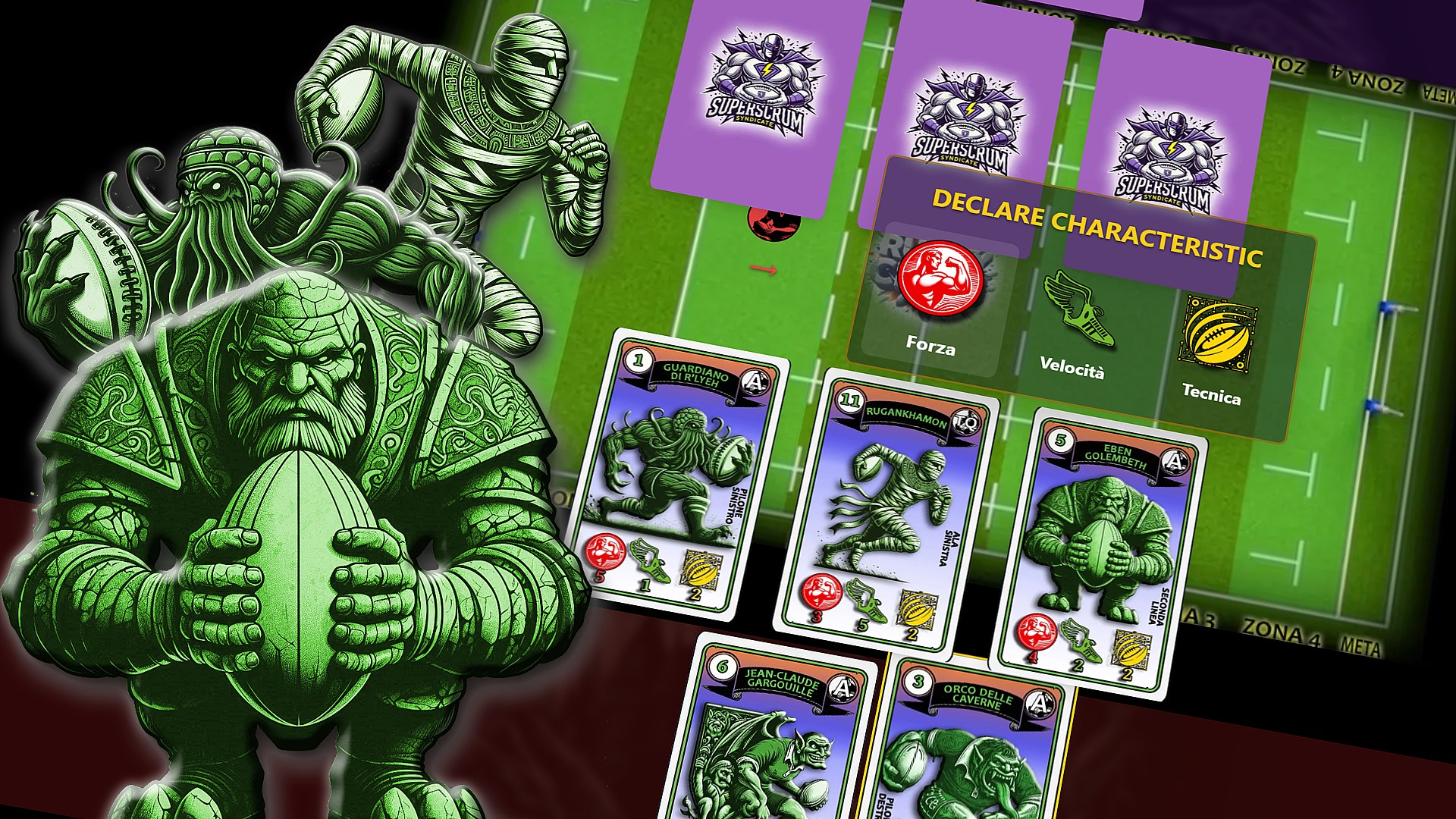Screenshot 2 for RUGBY CLASH: ARENA
