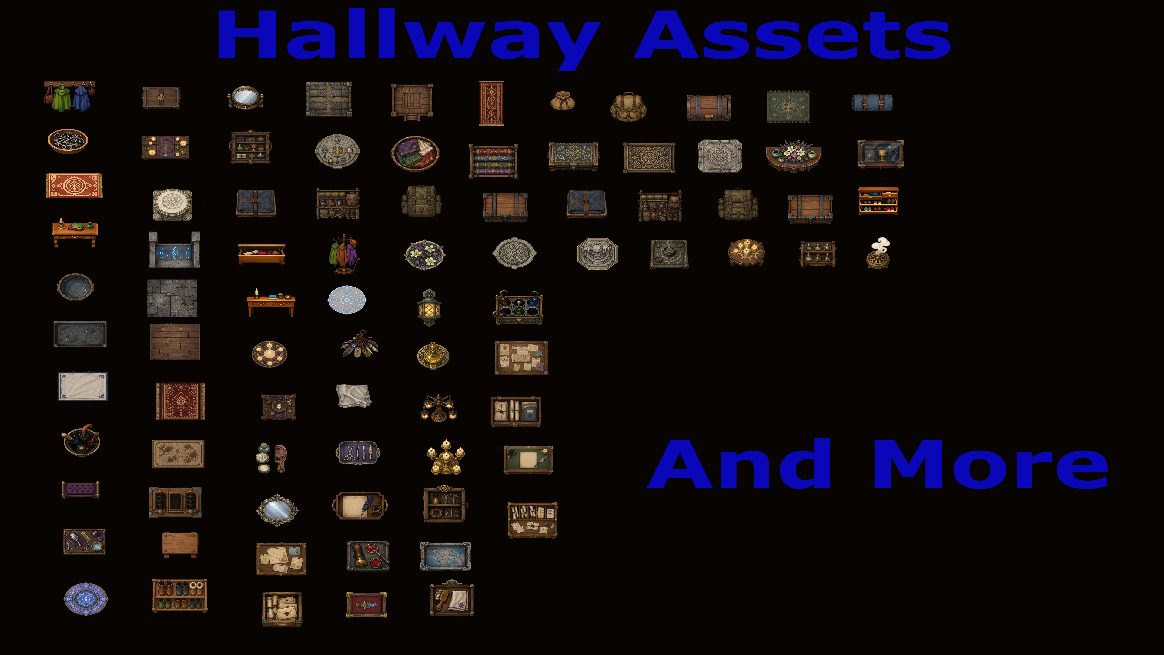 Game Assets - Home Top Down Vol. 1 128x128px – Fantasy (2D UI Icons ...