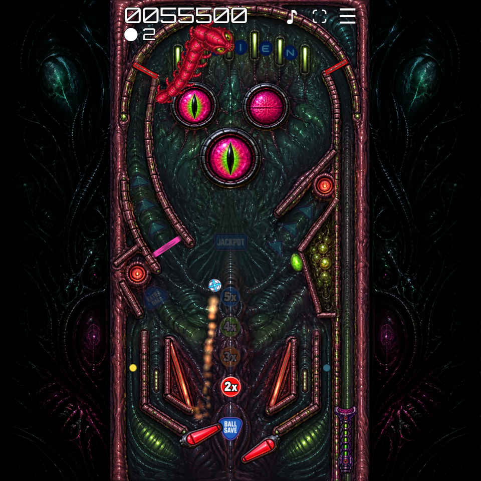 Screenshot 4 for Alien Escape Pinball