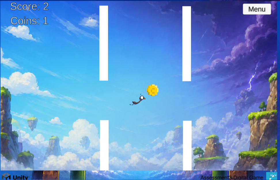 Fly bird by Aquarium959 for UTS Game Design Subjects 2026 - itch.io