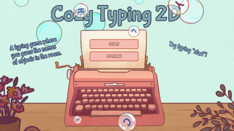 Screenshot 2 for Cozy Typing 2D