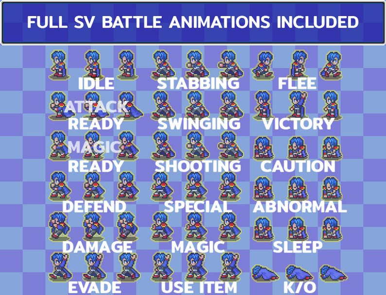 16-Bit Hero Pack Vol.1 by panpan