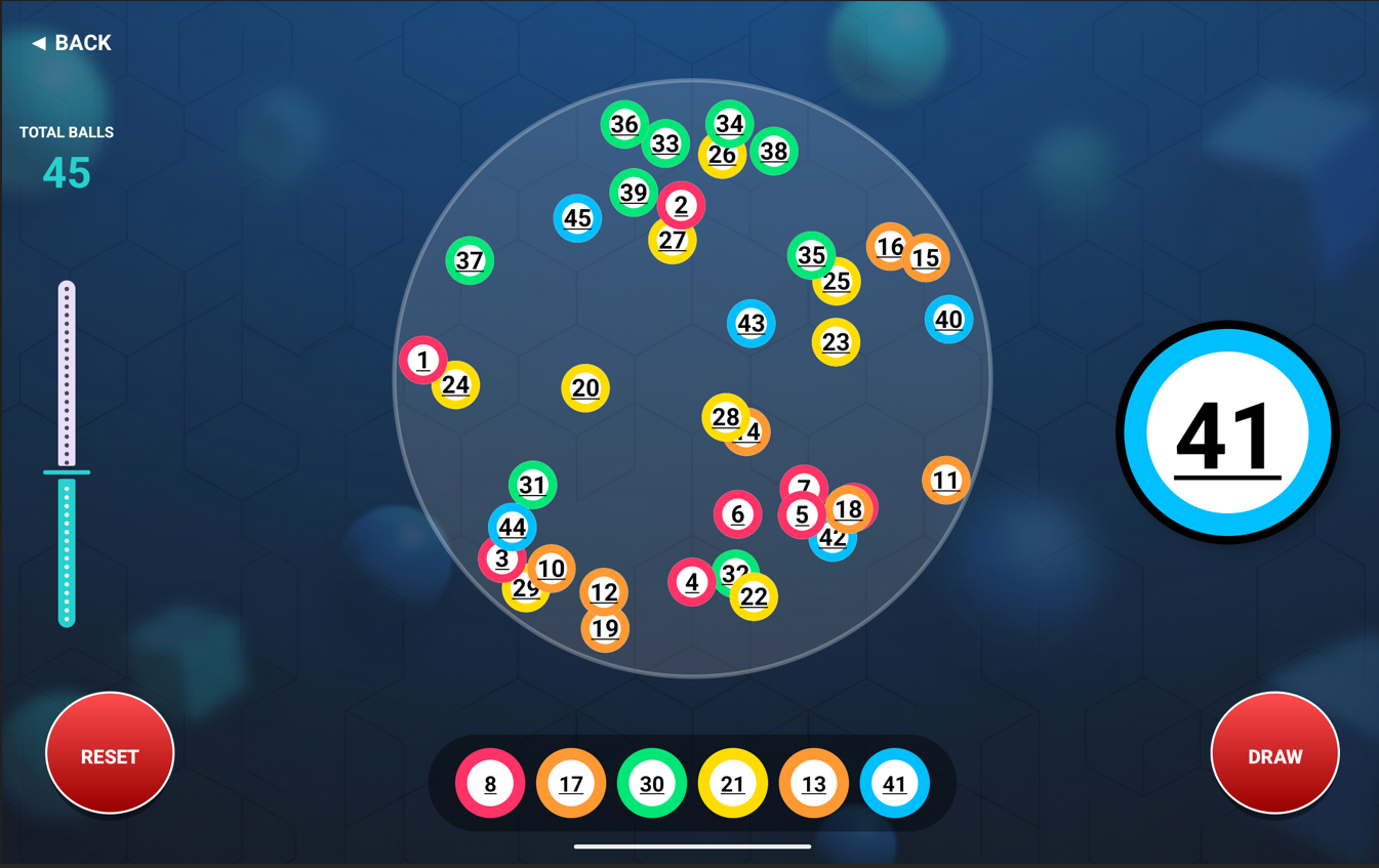 Random Number Ball Machine (tablet ver) by blue.marvle777