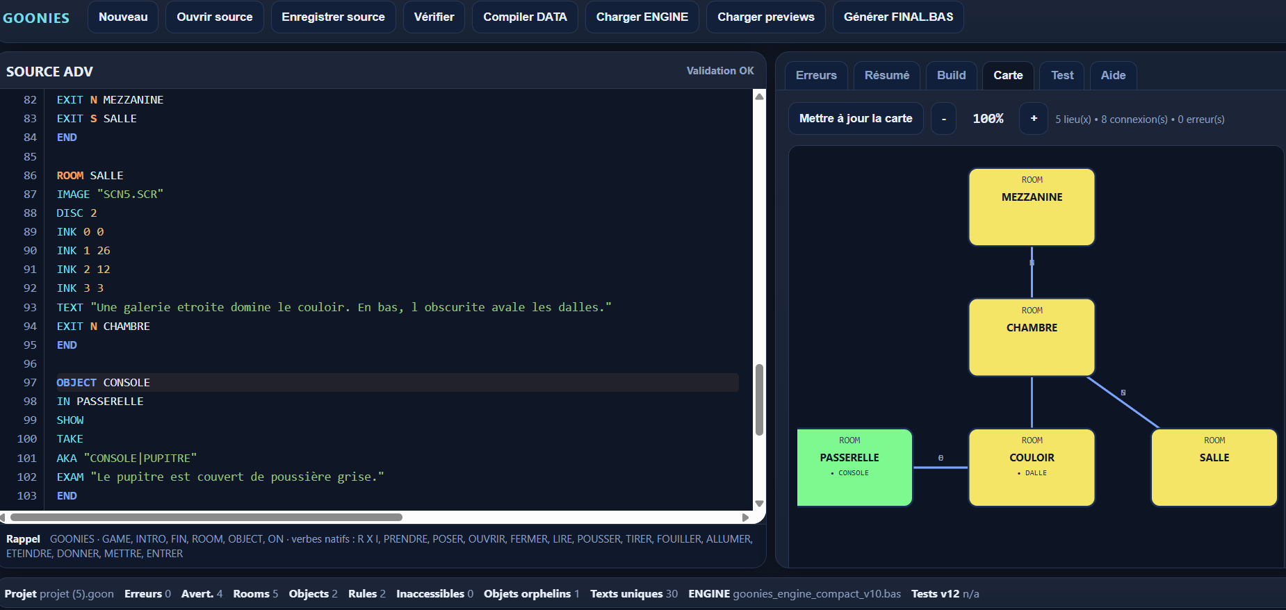Screenshot 6 for GOONIES - CPC