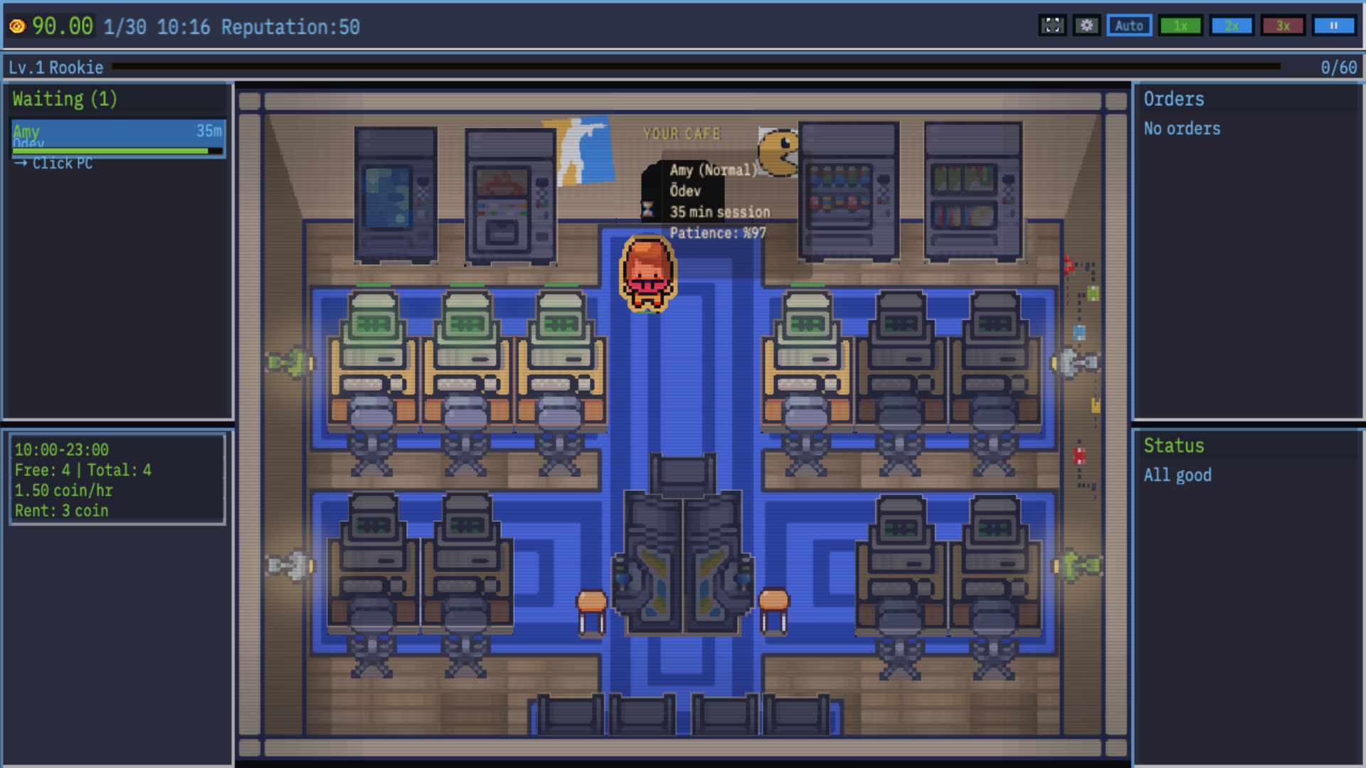 Screenshot 4 for Internet Cafe Tycoon (Play Free Demo)