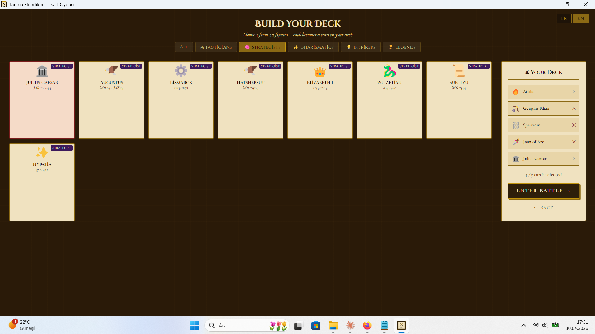 Screenshot 3 for Masters of History — Card Battle