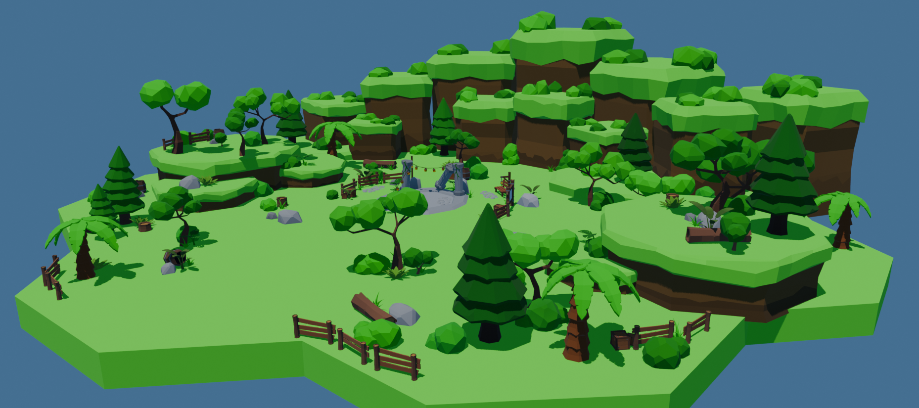 low poly roblox lobby by jurcakk