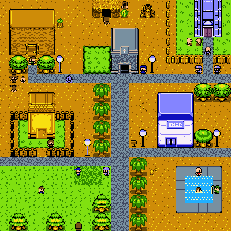 Gameboy Color Pause Map Complete Gameboy Color Character Set by goblinspire