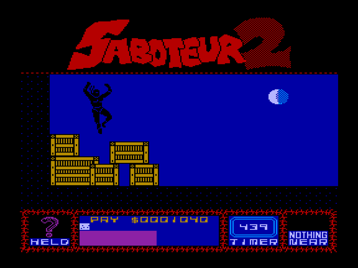 Screenshot 3 for Saboteur 2 [Vector 06C Z80]