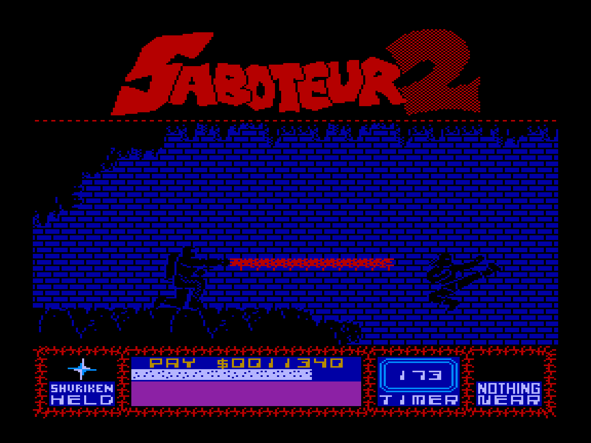 Screenshot 4 for Saboteur 2 [Vector 06C Z80]