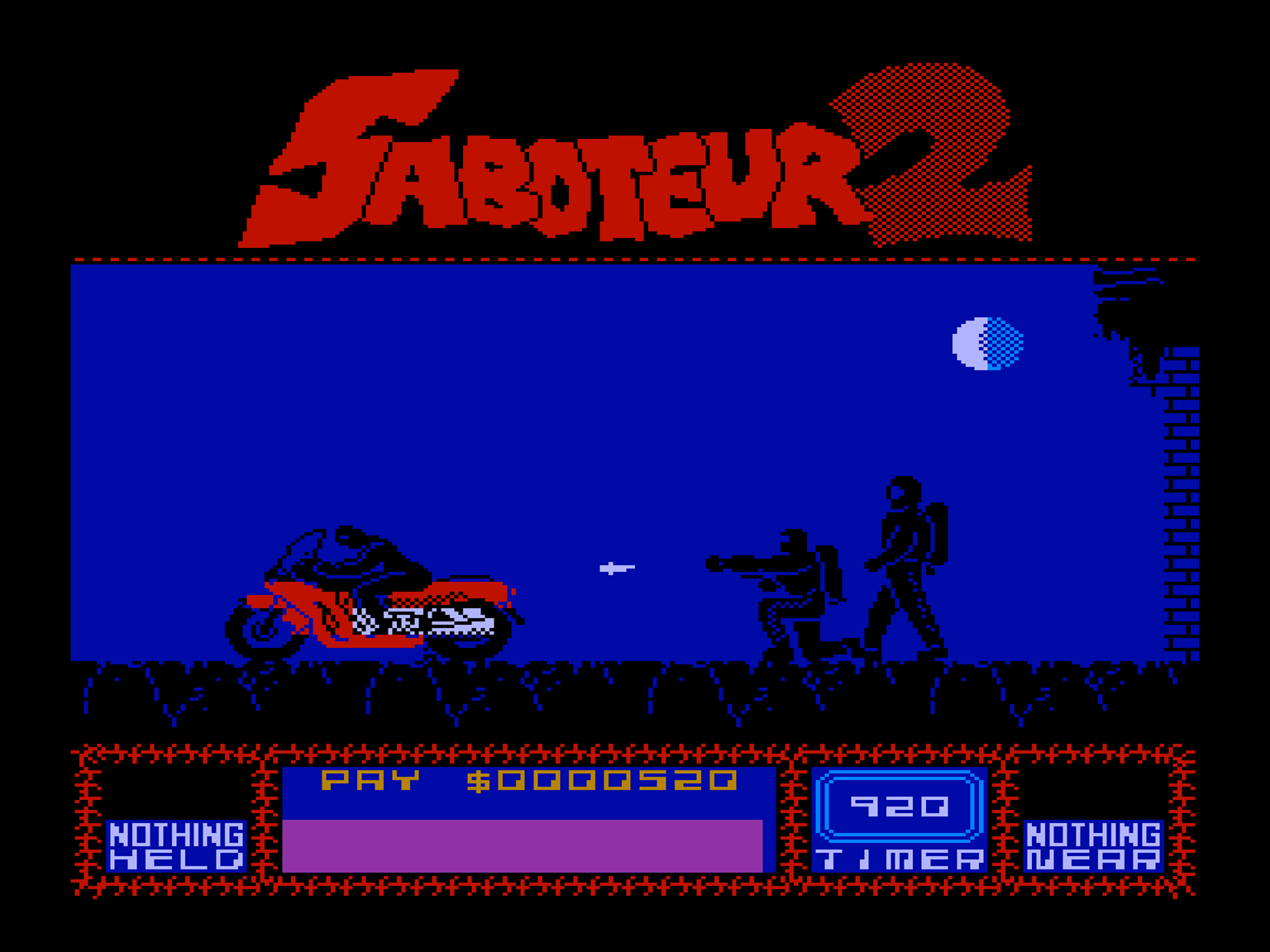 Screenshot 6 for Saboteur 2 [Vector 06C Z80]