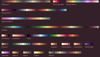 Glory of Colors: Palette pack for Aseprite by SurrealEmber