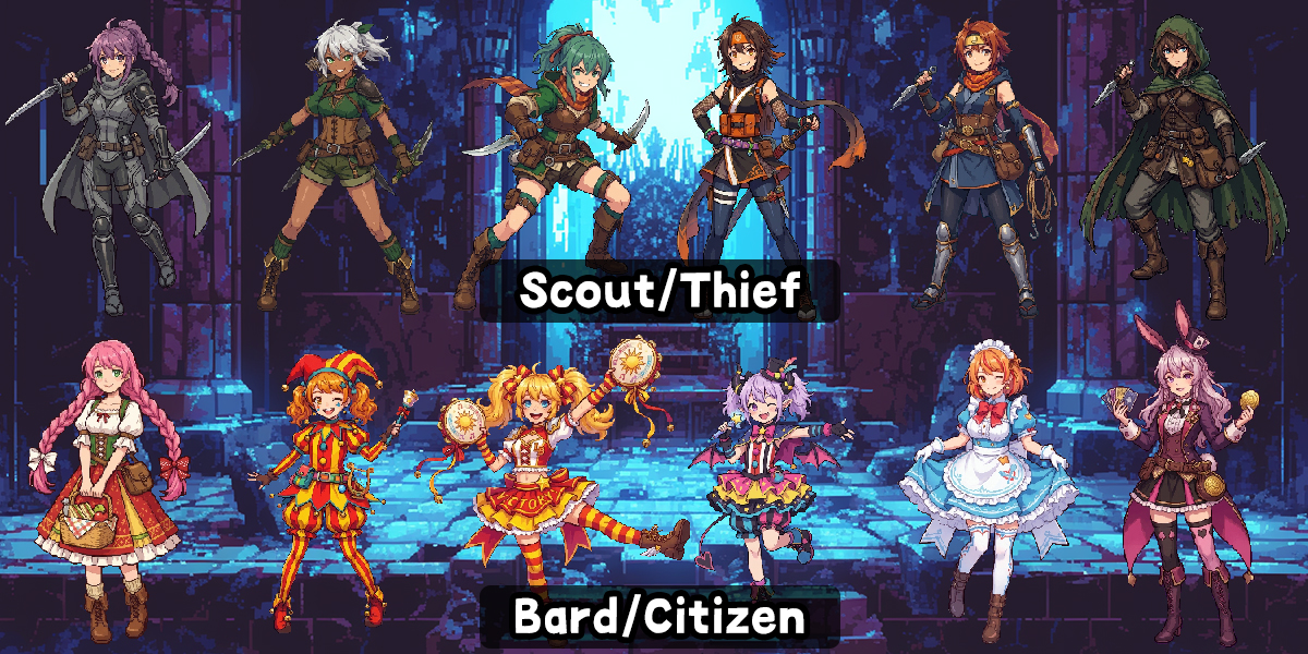 RPG Job Character pack Vol.1 by EXAMGAMES