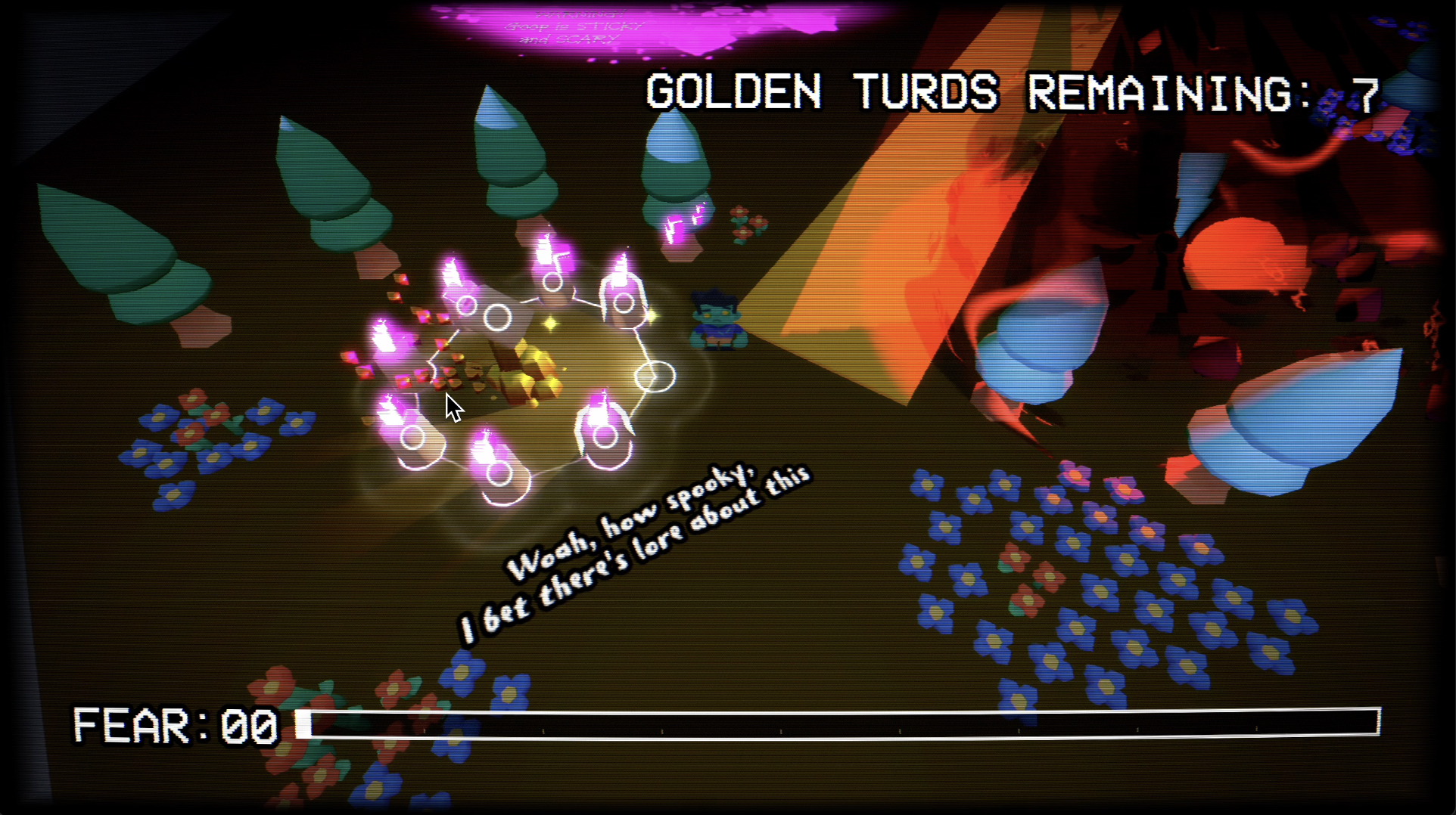 Screenshot 3 for HELP!! I'm trapped in the Slenderman forest and there are huge turds everywhere!