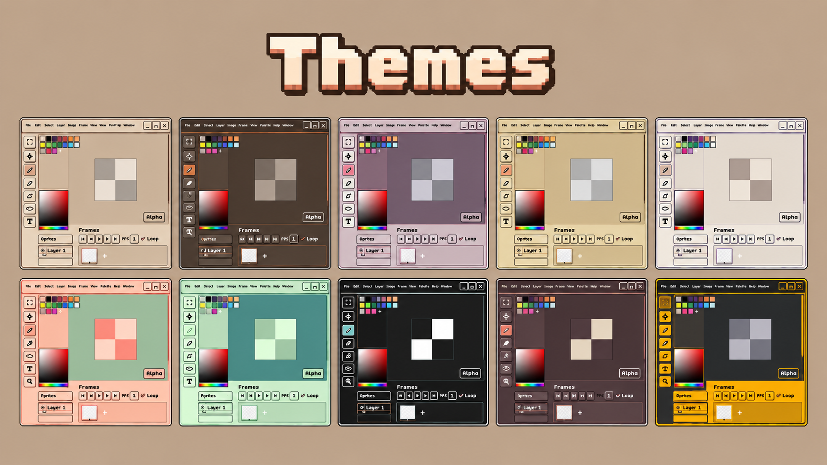 Screenshot 2 for Pxlated – Free Pixel Art Editor Browser & Download