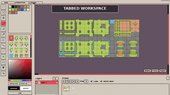 Screenshot 4 for Pxlated – Free Pixel Art Editor Browser & Download