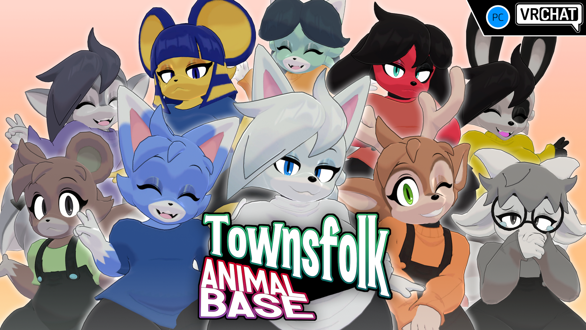 Screenshot 2 for Townsfolk Animal Base [VRChat Avatars]