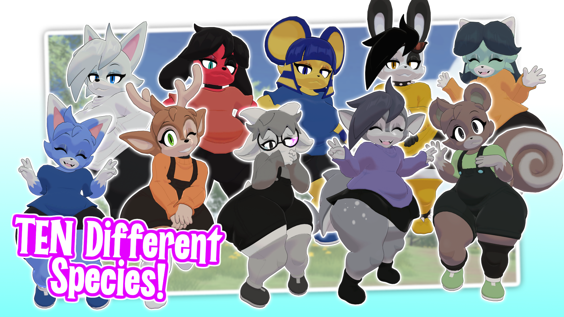 Screenshot 3 for Townsfolk Animal Base [VRChat Avatars]