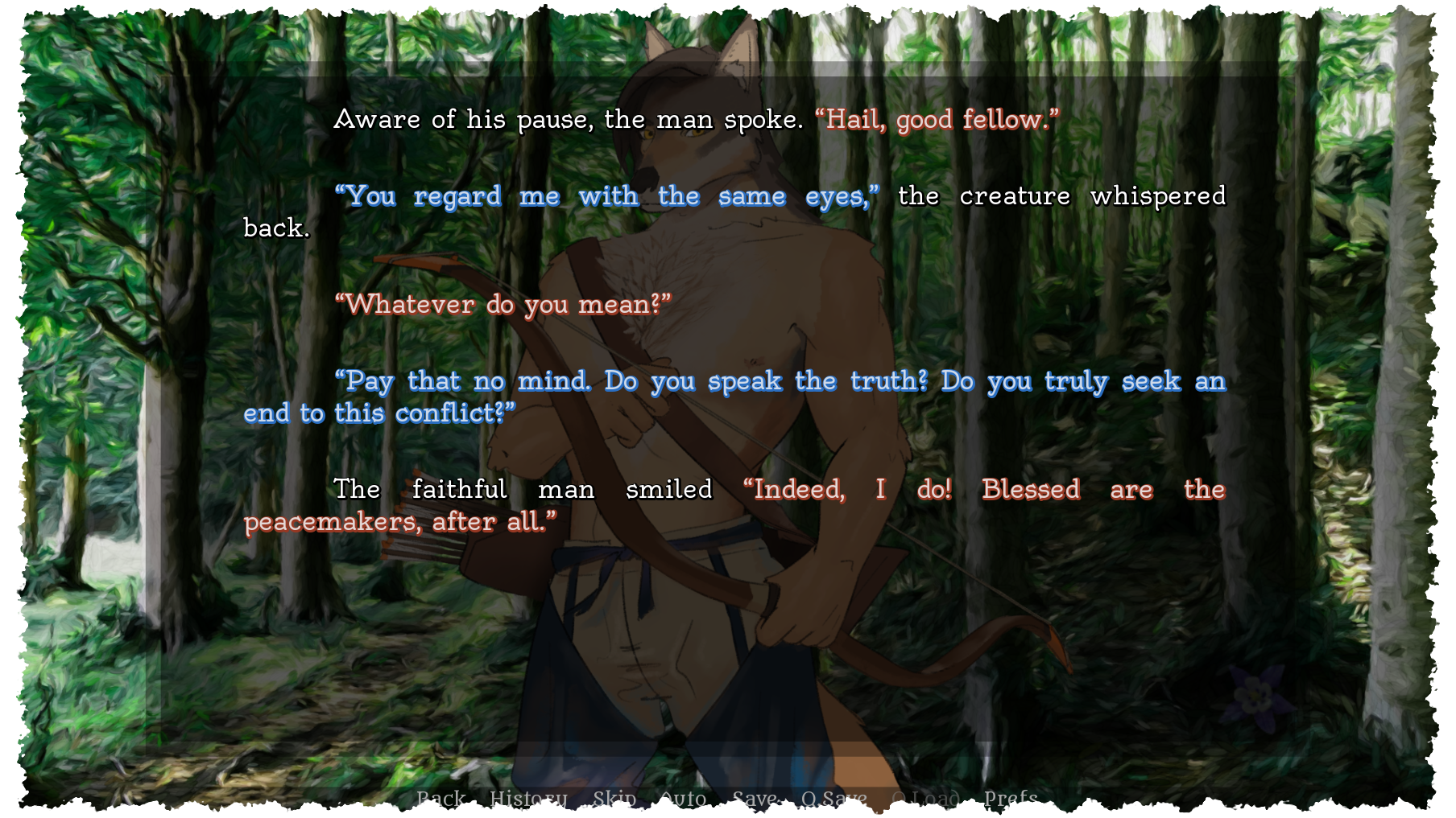 Screenshot 3 for The Wolf and the Holy Man