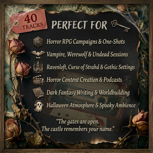 Dark Gothic Rpc Horror & Dark Fantasy RPG — 40 Gothic Horror Ambient Tracks by ...