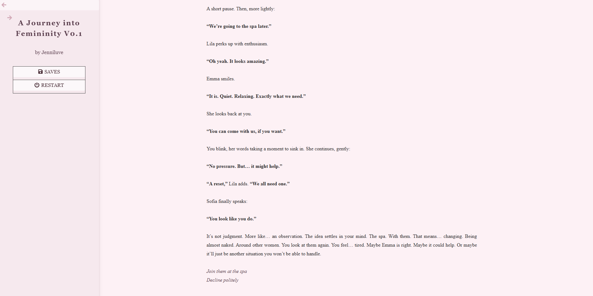 Screenshot 3 for A Journey into Femininity