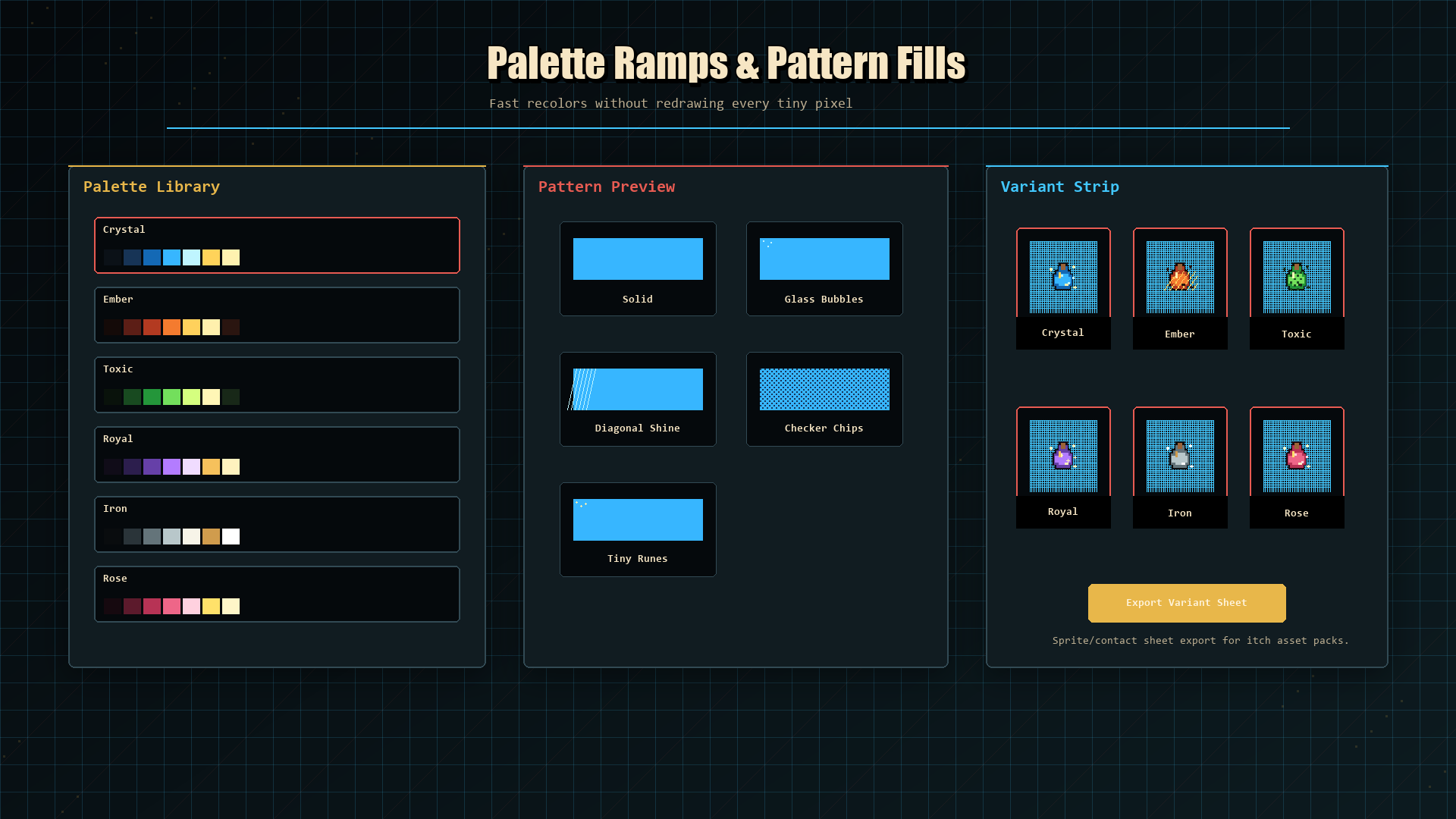 Pixel Part Forge – Create RPG Item Icons Fast (Modular Pixel Builder ...