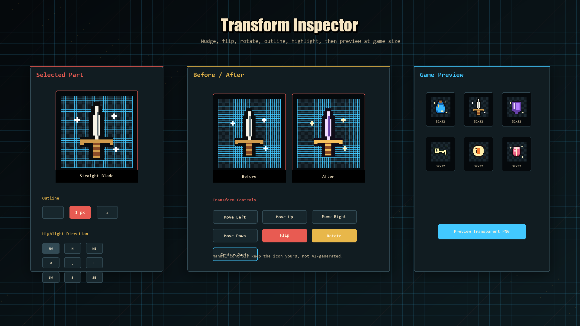 Pixel Part Forge – Create RPG Item Icons Fast (Modular Pixel Builder ...