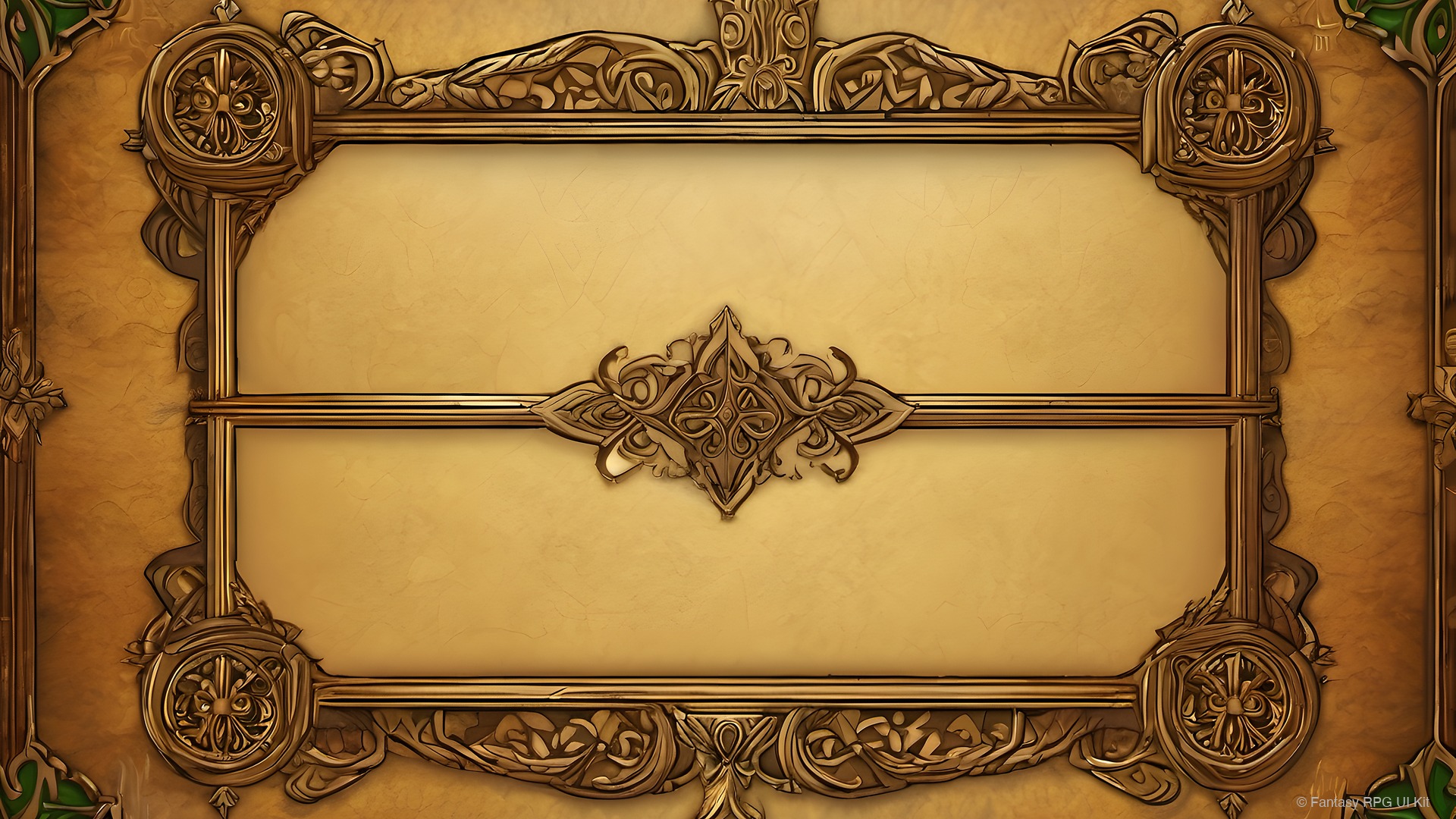 Rpg Gui Background Fantasy RPG UI Reference Pack - 31 4K JPG HUD & Dialogue Assets by Nexa ...