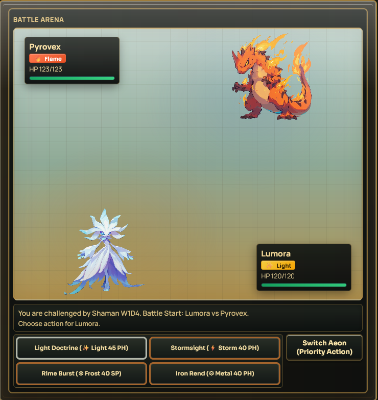 Screenshot 2 for Aeon Battle Tower