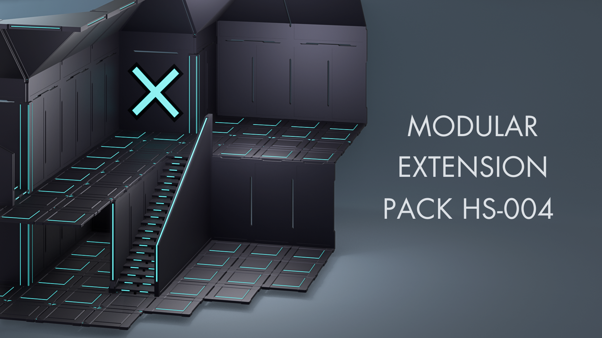 HS-004 Released — Sci-Fi Modular Extension Pack - Low Poly Sci-Fi ...