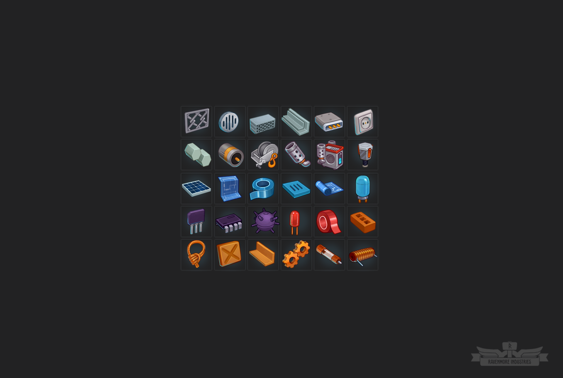 New Asset Pack - Modern Resources Icon Set - Modern Resource Icons by ...