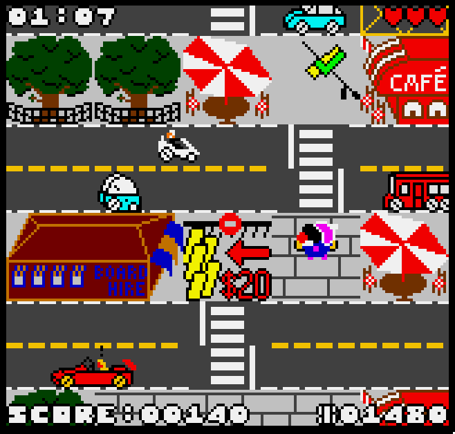Screenshot 3 for Horatio Goes Snowboading for Neo Geo Pocket Color