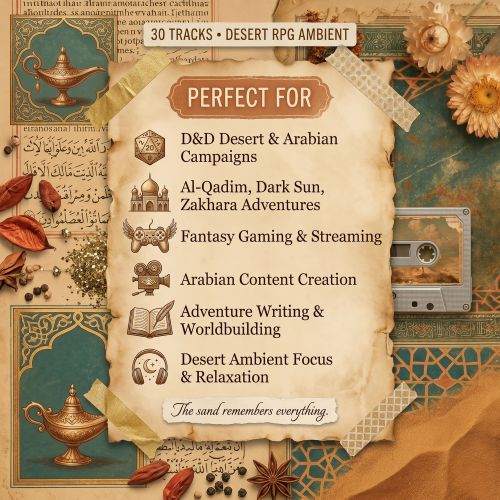 Desert & Arabian Fantasy RPG — 30 Arabian Ambient Tracks by ...