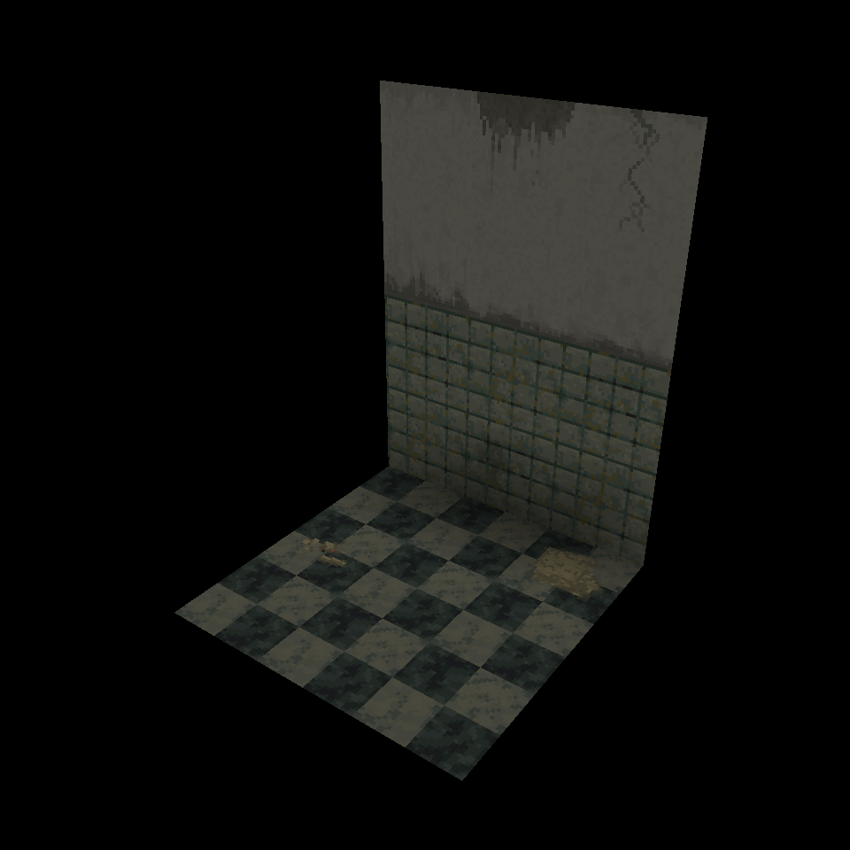 PS1 Horror Texture Pack: Silent Interiors by Cluly