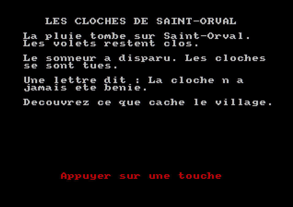 Screenshot 4 for Les Cloches de Saint-Orval - CPC