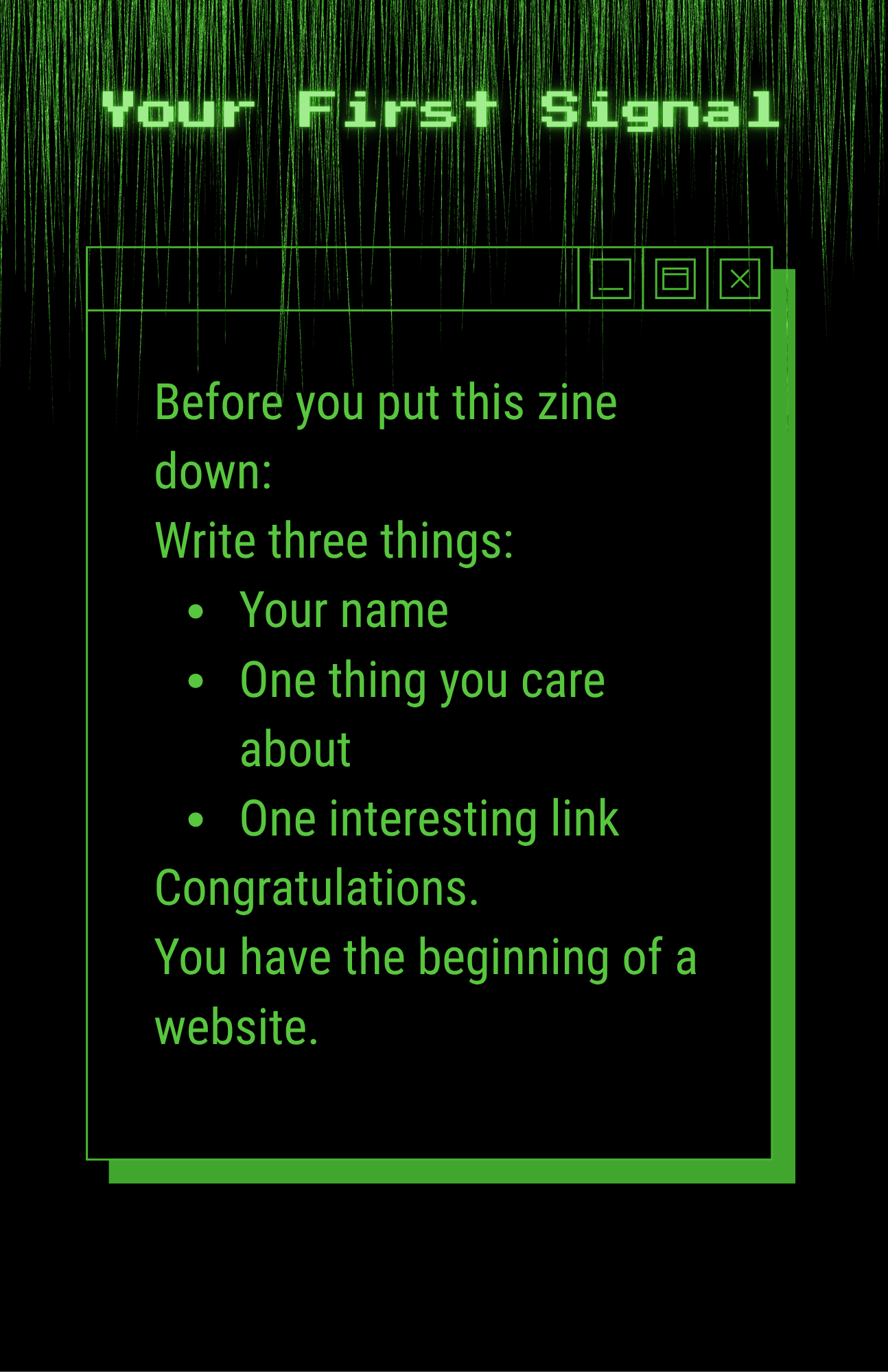 Screenshot 3 for Build a Corner of the Internet That's Actually Yours