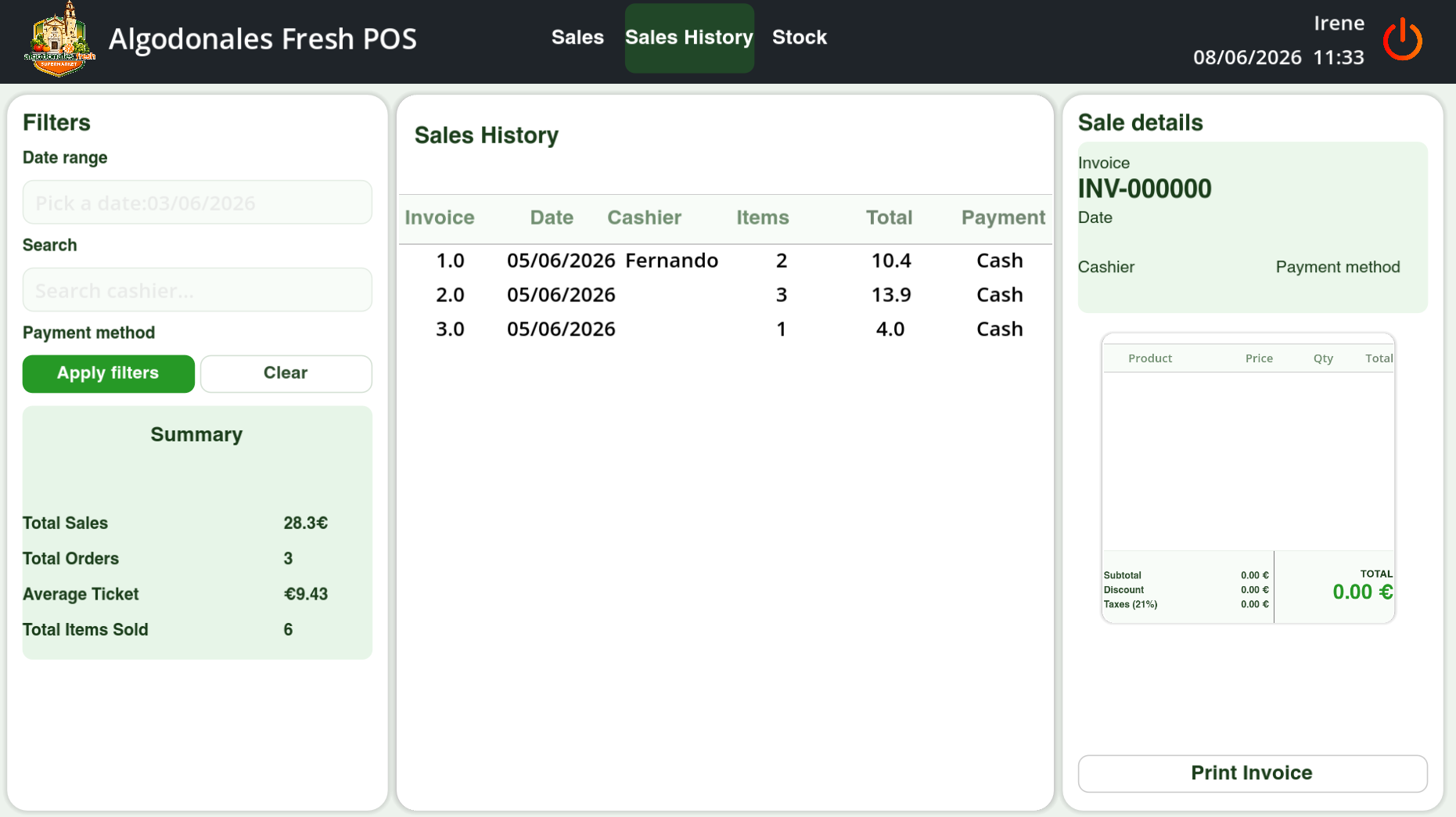 Screenshot 4 for Algodonales Fresh POS