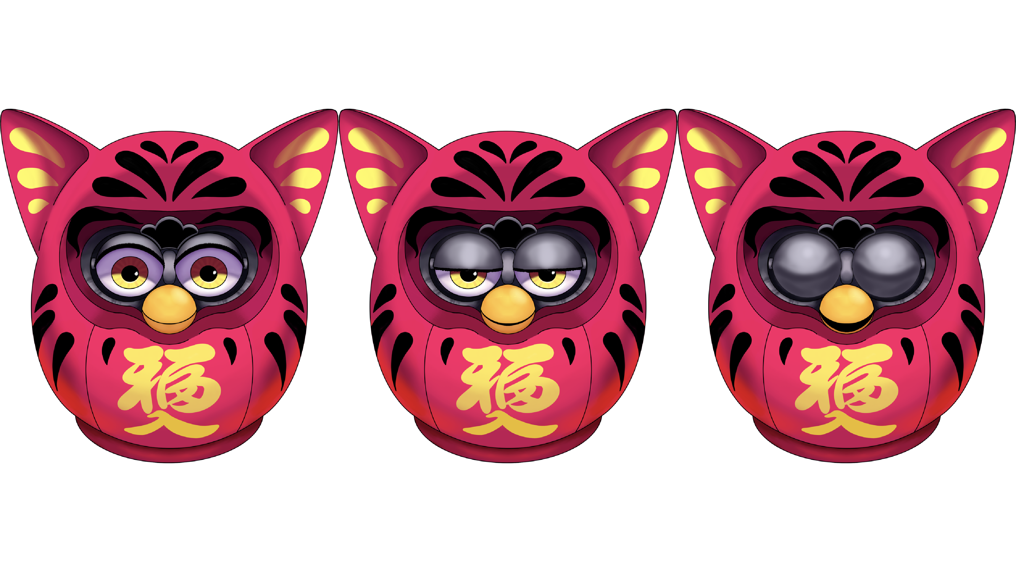 Screenshot 3 for Furby Daruma PNGtuber model