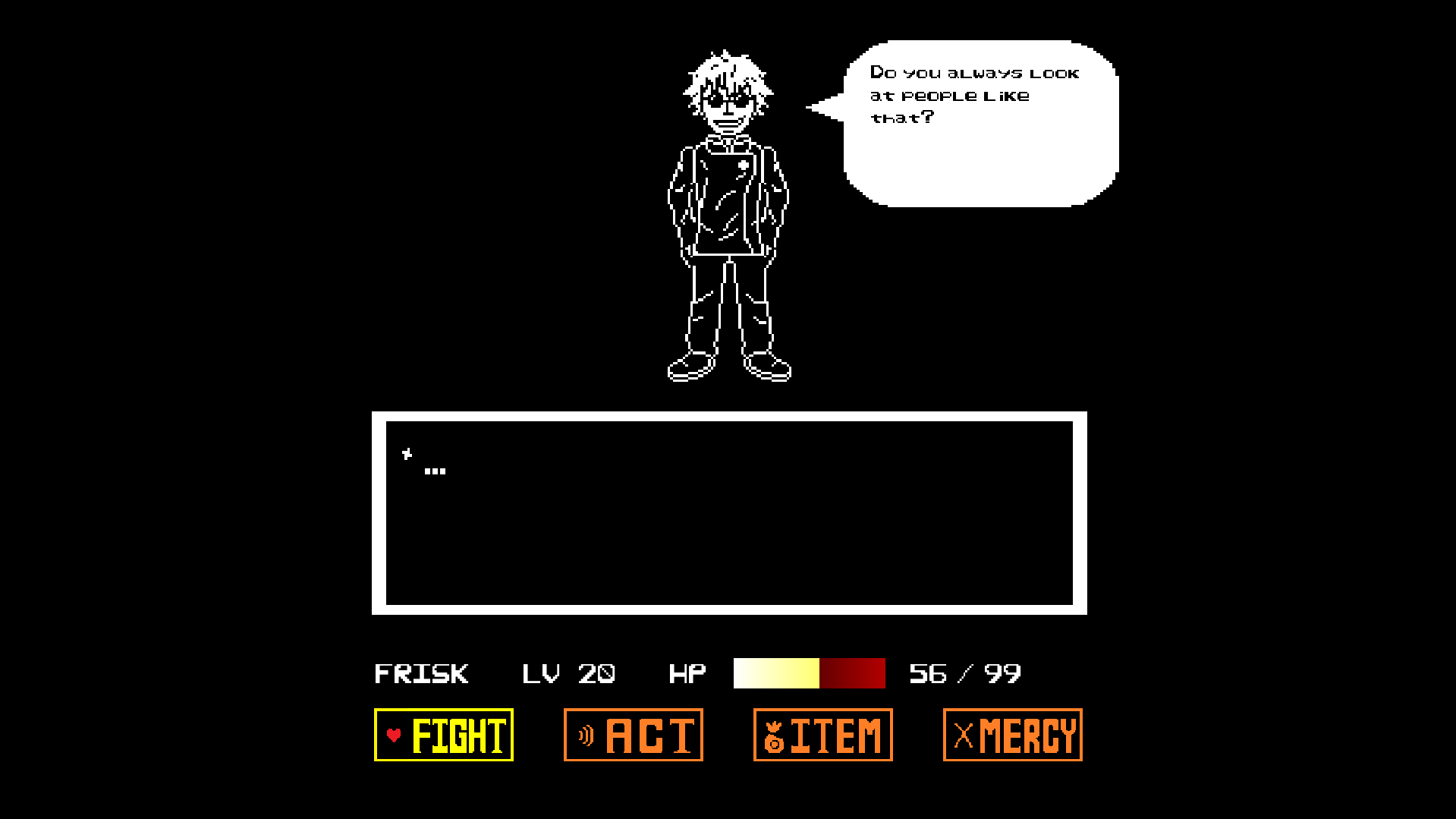 Screenshot 3 for UNDERTALE VS GOJO