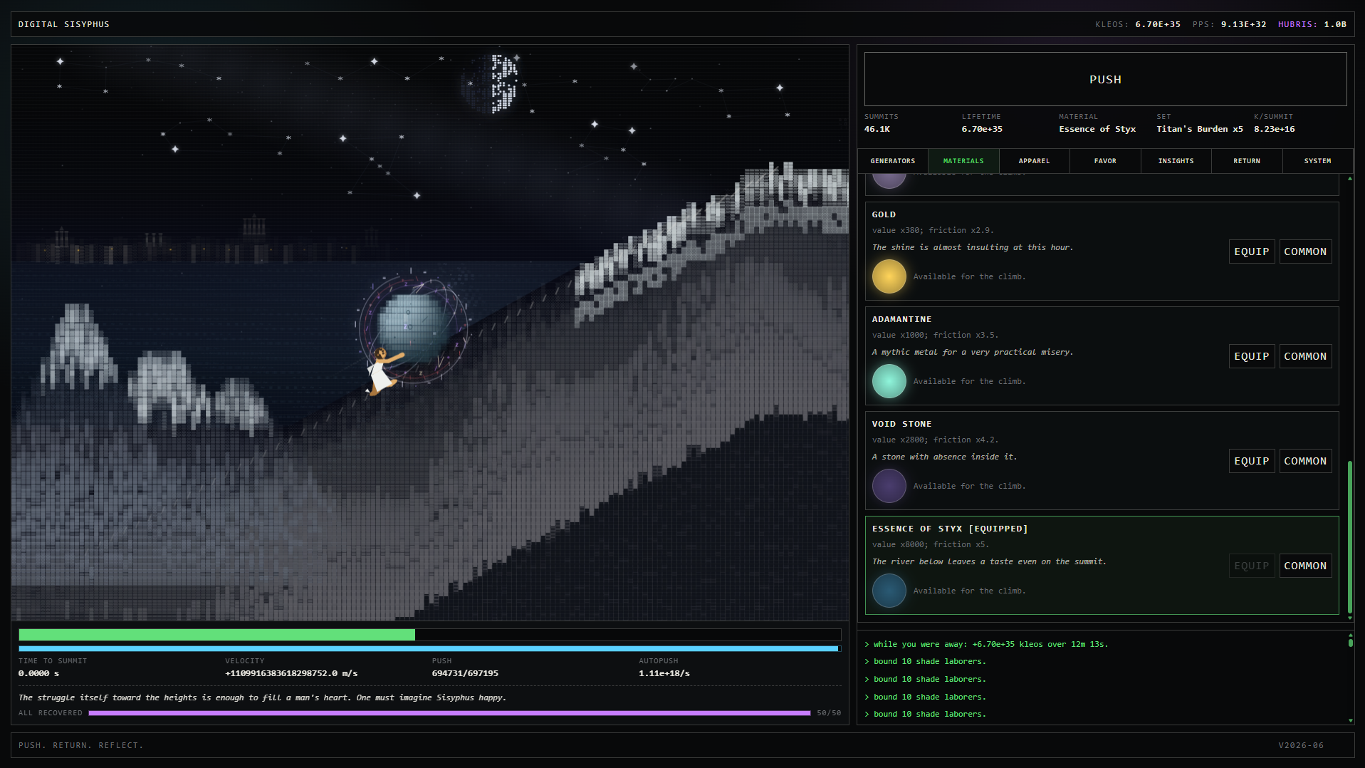 Screenshot 3 for The Myth of Digital Sisyphus