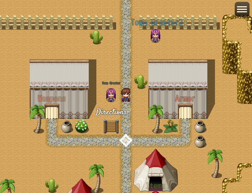 Screenshot 3 for [CGMZ] Destination Sprite for RPG Maker MZ
