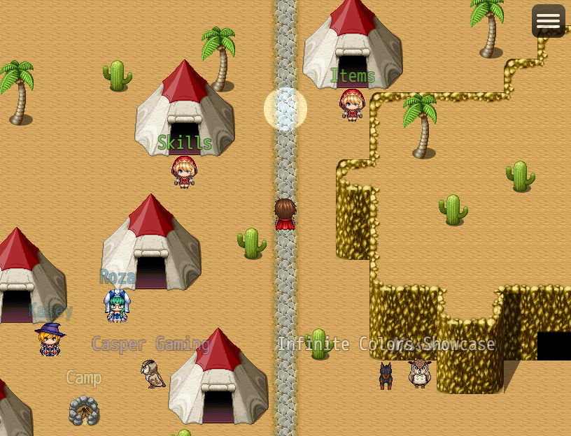 Screenshot 4 for [CGMZ] Destination Sprite for RPG Maker MZ