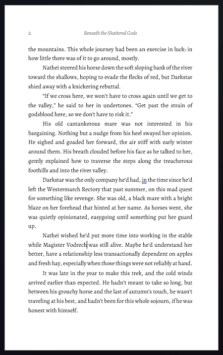 Screenshot 3 for Beneath the Shattered Gods: EBOOK
